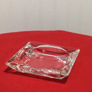 Vintage Clear Glass Ashtray